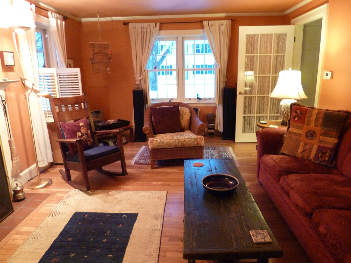 Living Room Color – Rich Pumpkin (Wellesley, MA)