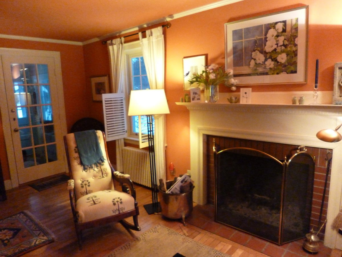 Living Room Color, Pumpkin (Wellesley, MA)